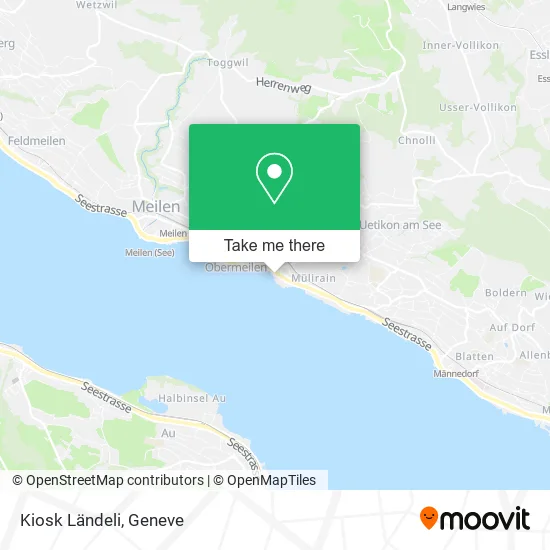 Kiosk Ländeli map