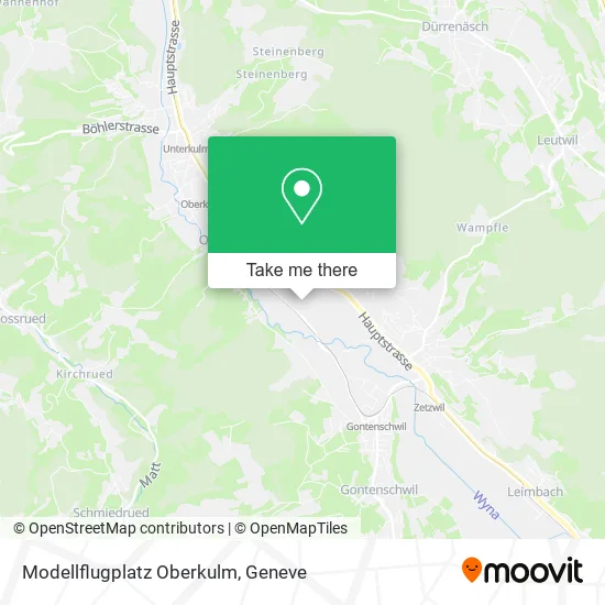 Modellflugplatz Oberkulm map