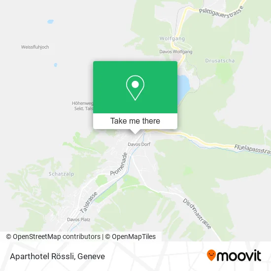 Aparthotel Rössli map