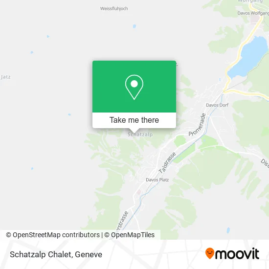 Schatzalp Chalet map