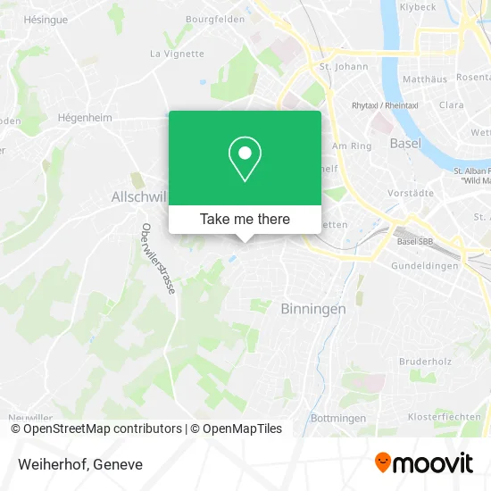 Weiherhof map