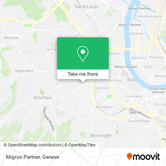 Migros Partner map