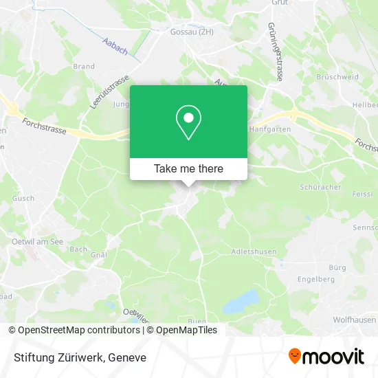 Stiftung Züriwerk map