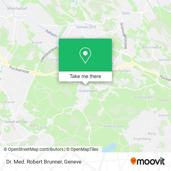 Dr. Med. Robert Brunner map
