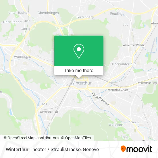 Winterthur Theater / Sträulistrasse map