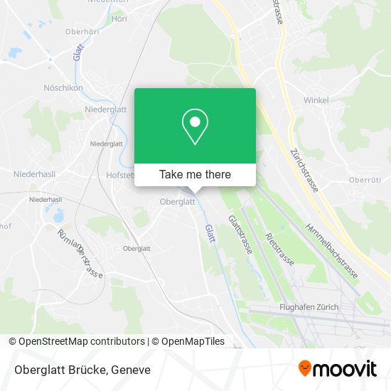 Oberglatt Brücke map