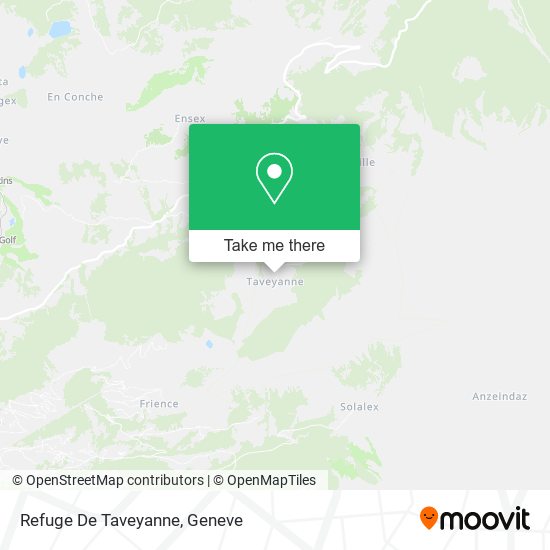 Refuge De Taveyanne plan