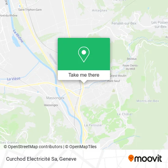 Curchod Electricité Sa map
