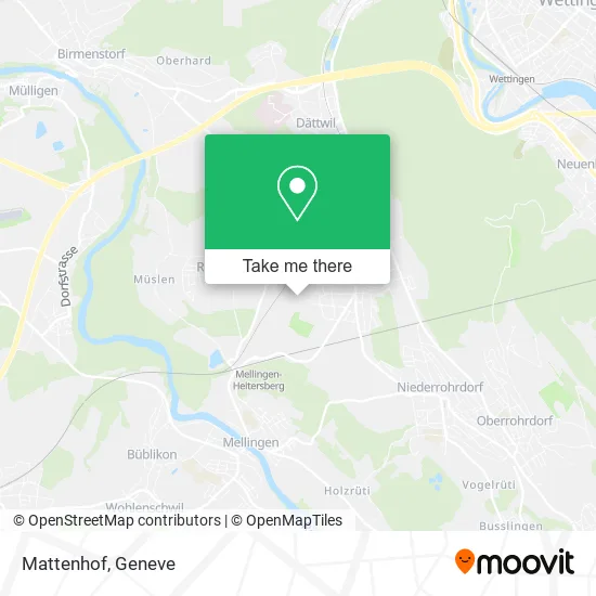 Mattenhof map