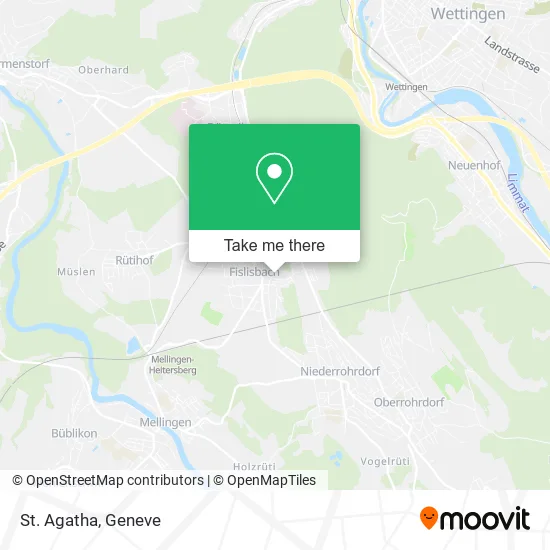 St. Agatha map