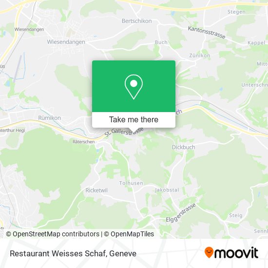 Restaurant Weisses Schaf map