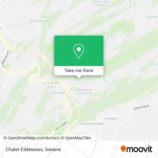 Chalet Edelweiss map