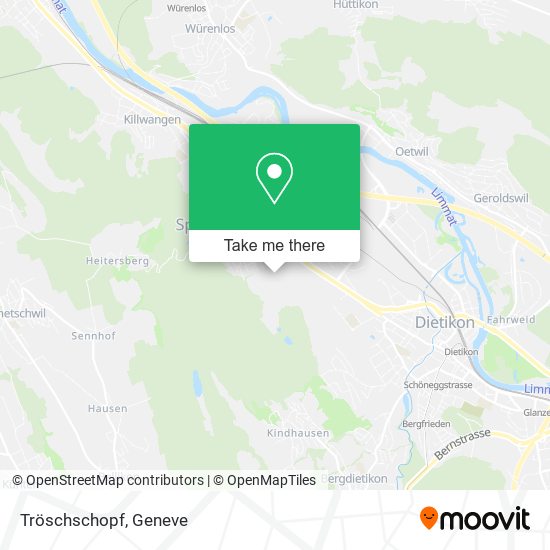 Tröschschopf map