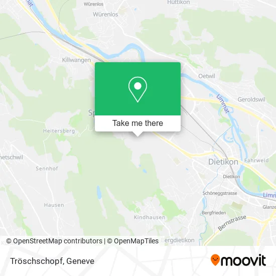 Tröschschopf map