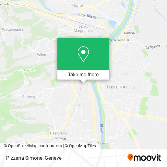 Pizzeria Simone map