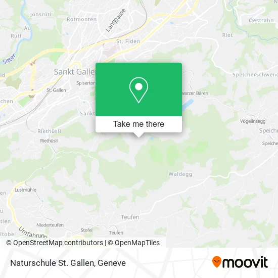 Naturschule St. Gallen map