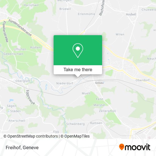 Freihof map