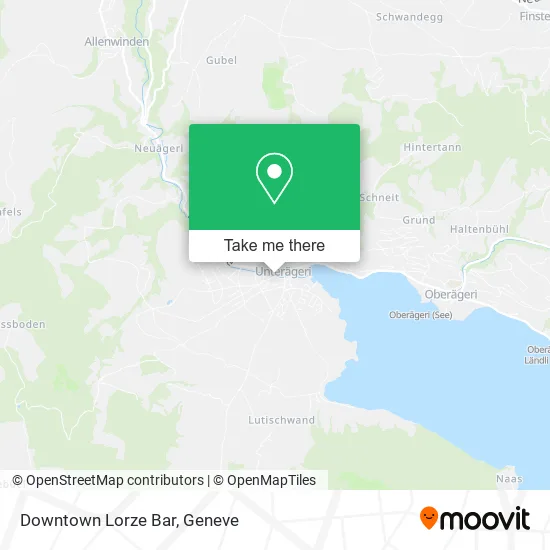 Downtown Lorze Bar map