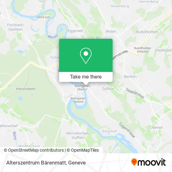 Alterszentrum Bärenmatt map
