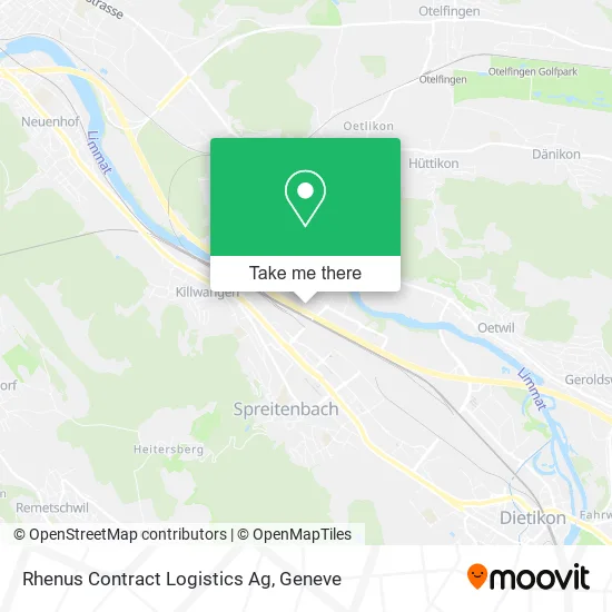 Rhenus Contract Logistics Ag map