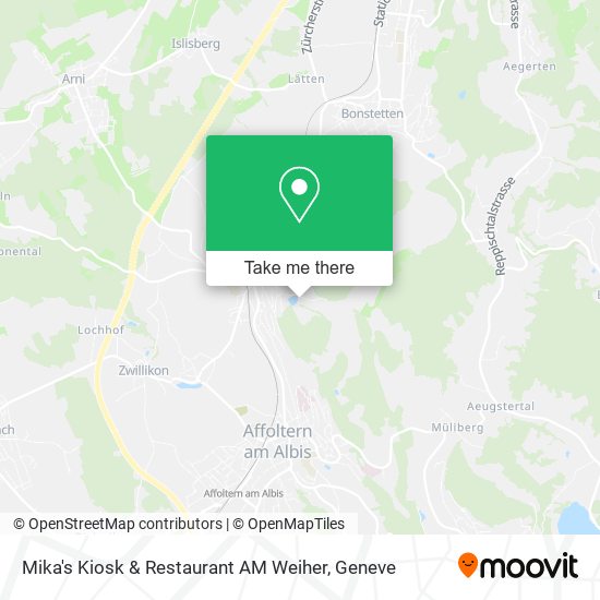 Mika's Kiosk & Restaurant AM Weiher map