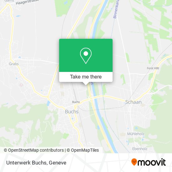 Unterwerk Buchs map