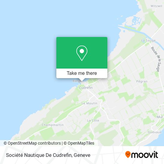 Société Nautique De Cudrefin map