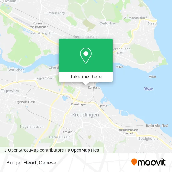 Burger Heart map