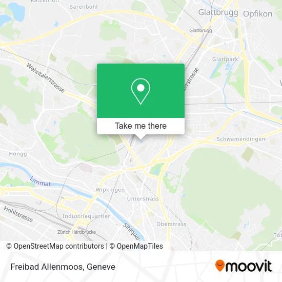 Freibad Allenmoos map