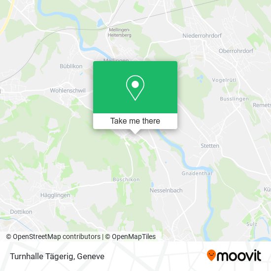 Turnhalle Tägerig map