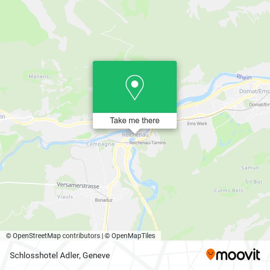 Schlosshotel Adler map