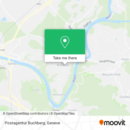Postagentur Buchberg map