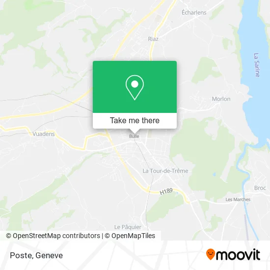 Poste map