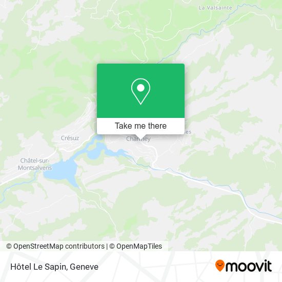 Hôtel Le Sapin map
