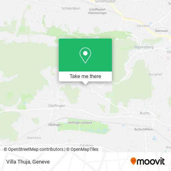 Villa Thuja map