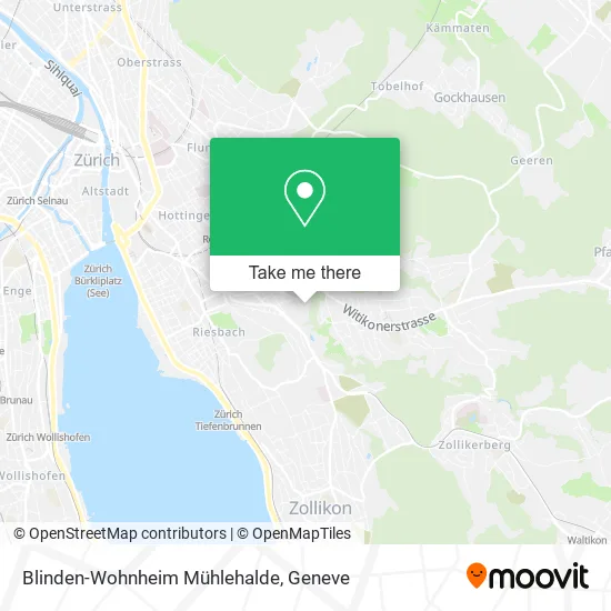 Blinden-Wohnheim Mühlehalde map