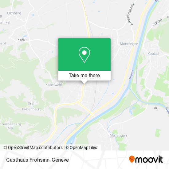 Gasthaus Frohsinn map