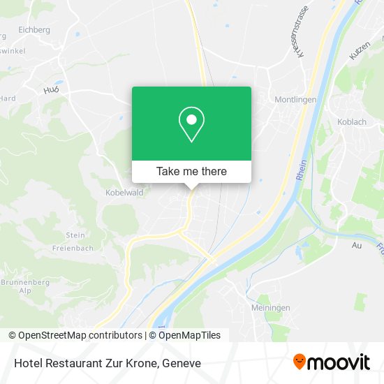 Hotel Restaurant Zur Krone map