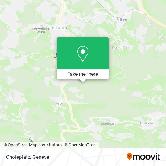 Choleplatz map