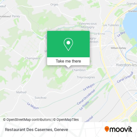 Restaurant Des Casernes map