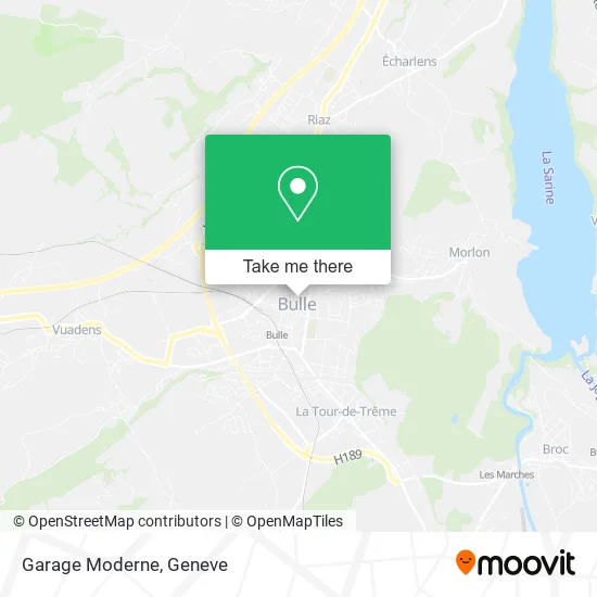 Garage Moderne plan
