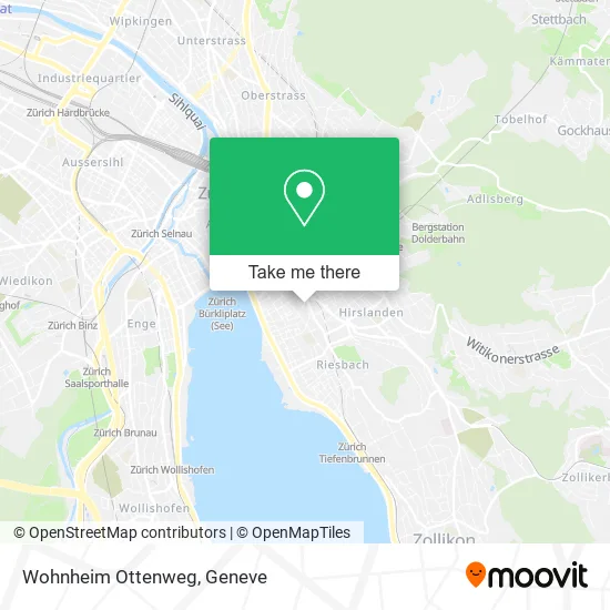 Wohnheim Ottenweg map