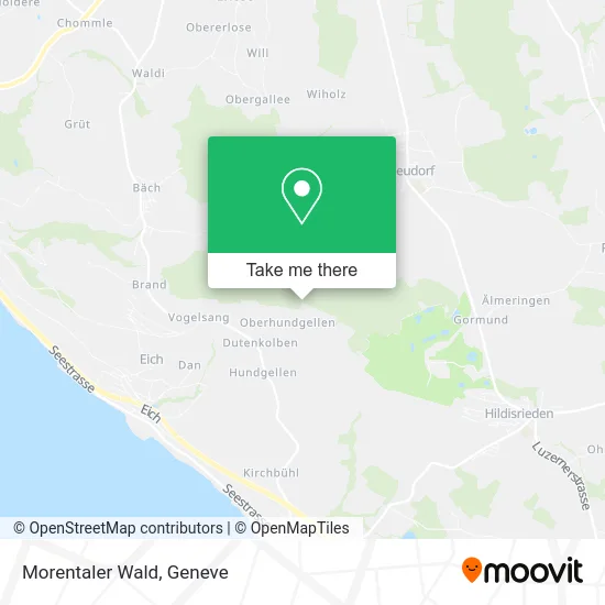 Morentaler Wald map