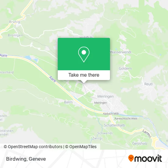 Birdwing map
