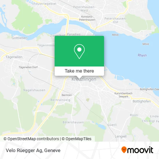 Velo Rüegger Ag map