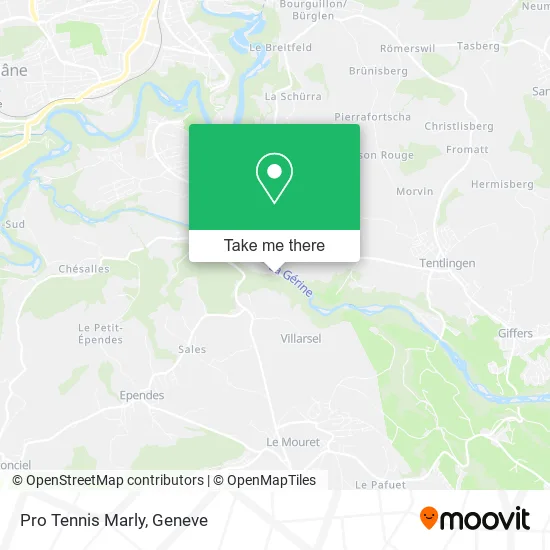Pro Tennis Marly map