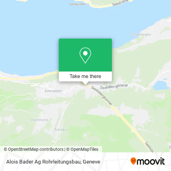 Alois Bader Ag Rohrleitungsbau map