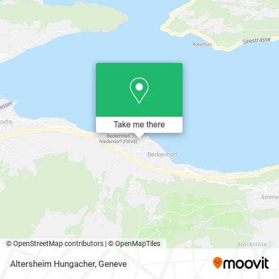 Altersheim Hungacher map