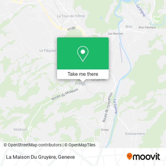 La Maison Du Gruyère map