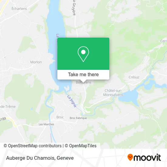 Auberge Du Chamois map
